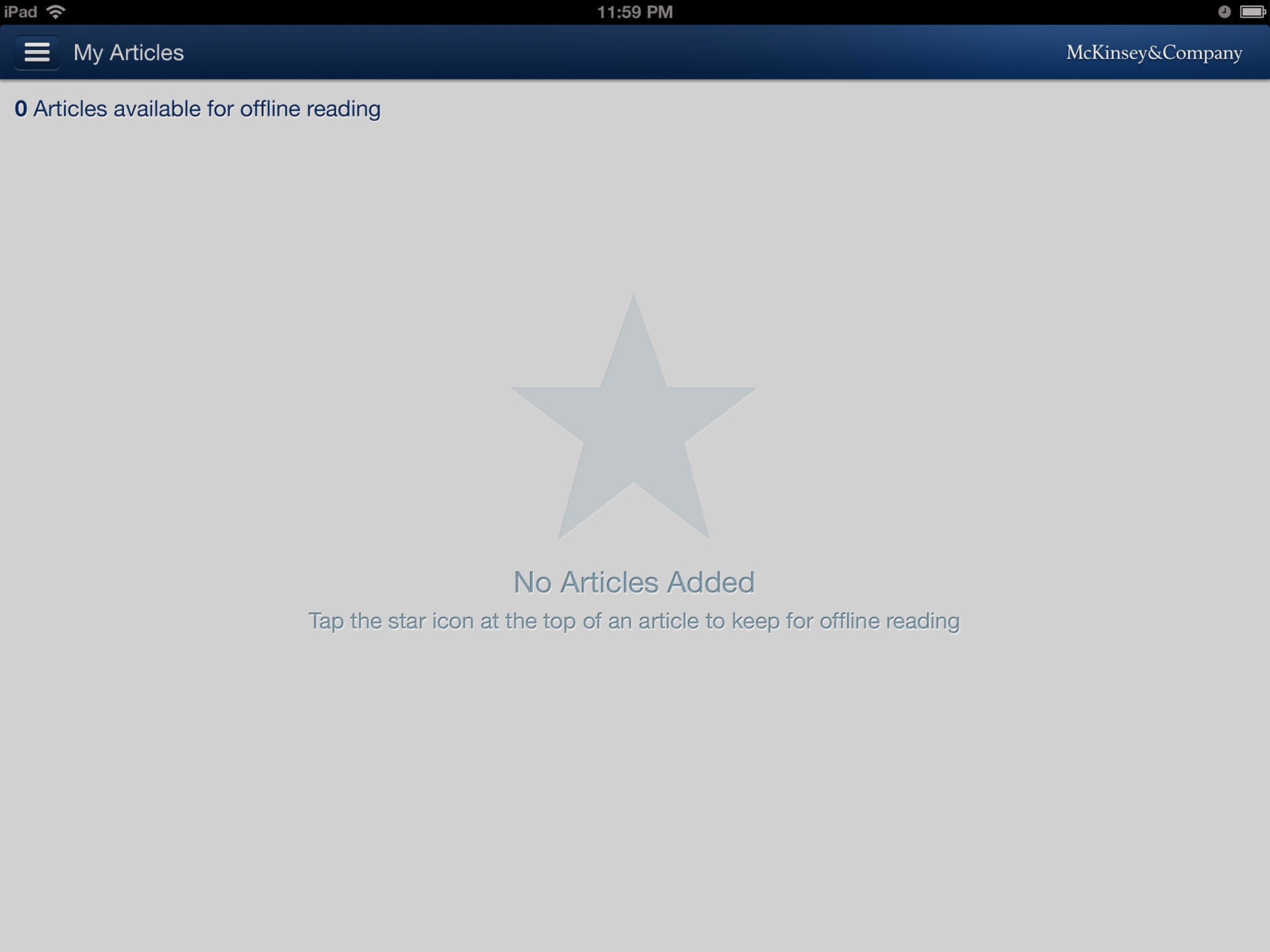 McKinsey Insights, screen 8