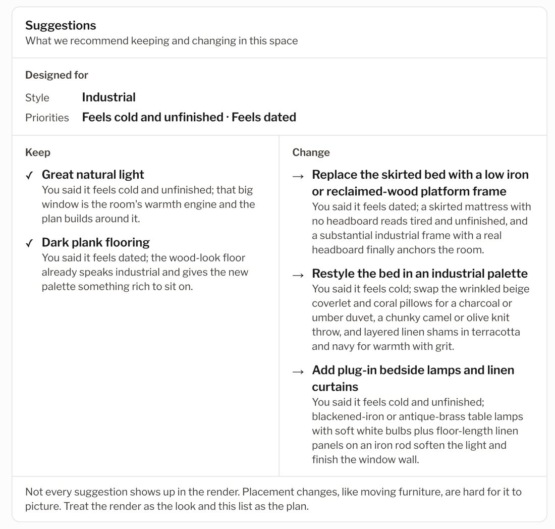 PadGenie, From photo to plan, screen 5