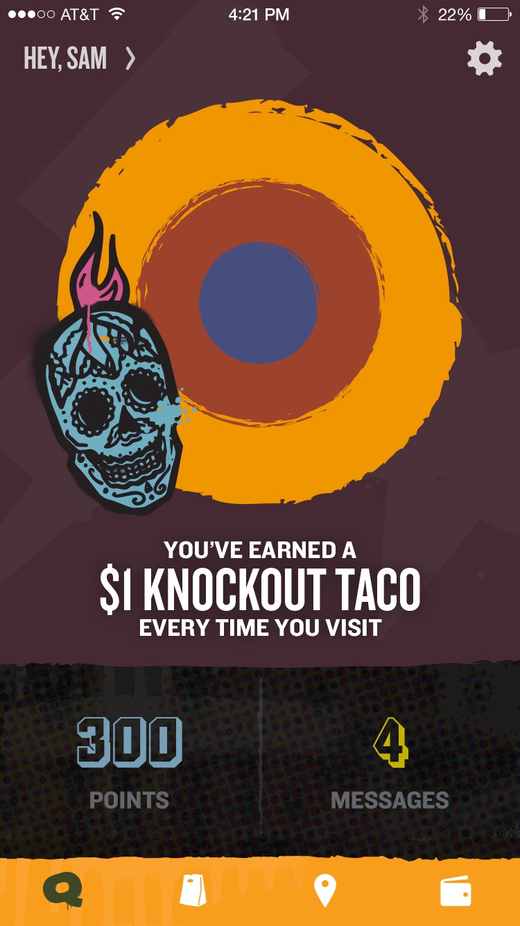 Qdoba, iOS, screen 4