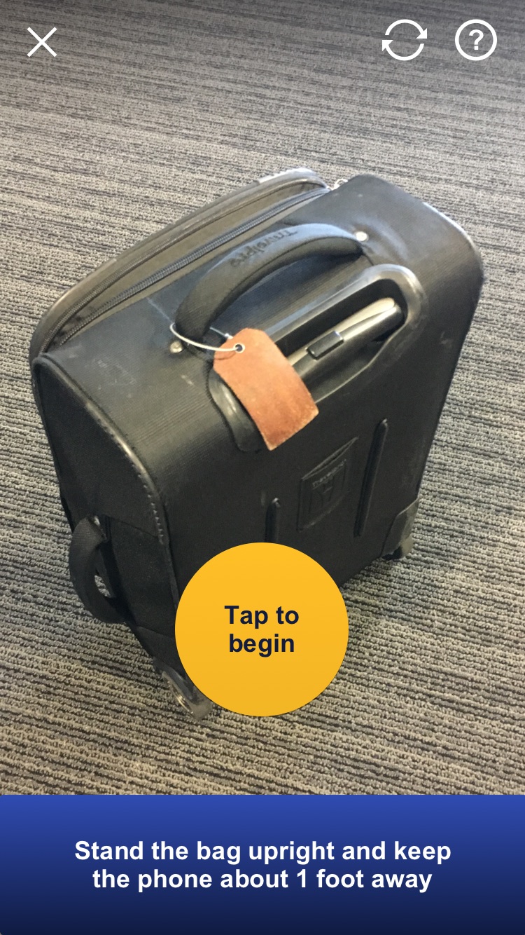 Southwest Airlines, Carry-on bag sizer, screen 5