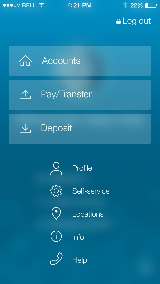 U.S. Bank, screen 2