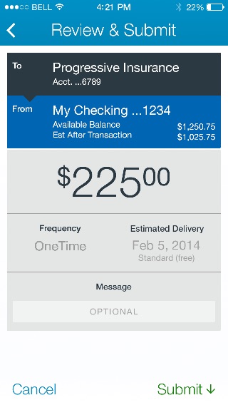 U.S. Bank, screen 8