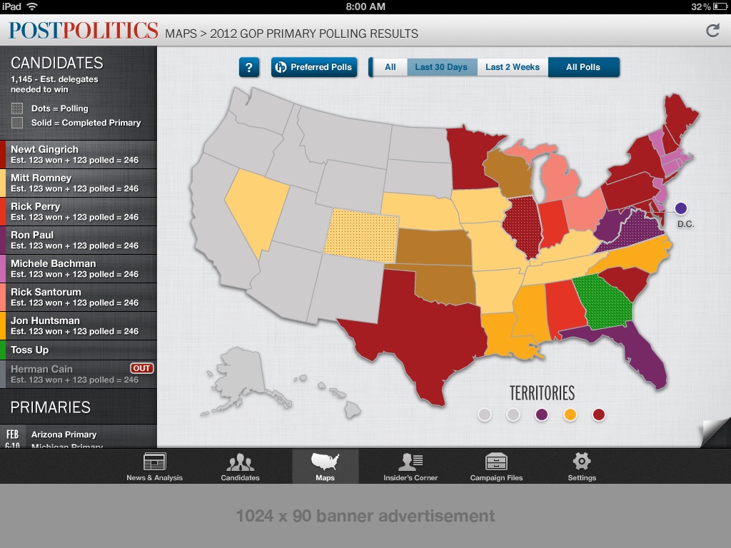 Washington Post PostPolitics, screen 4