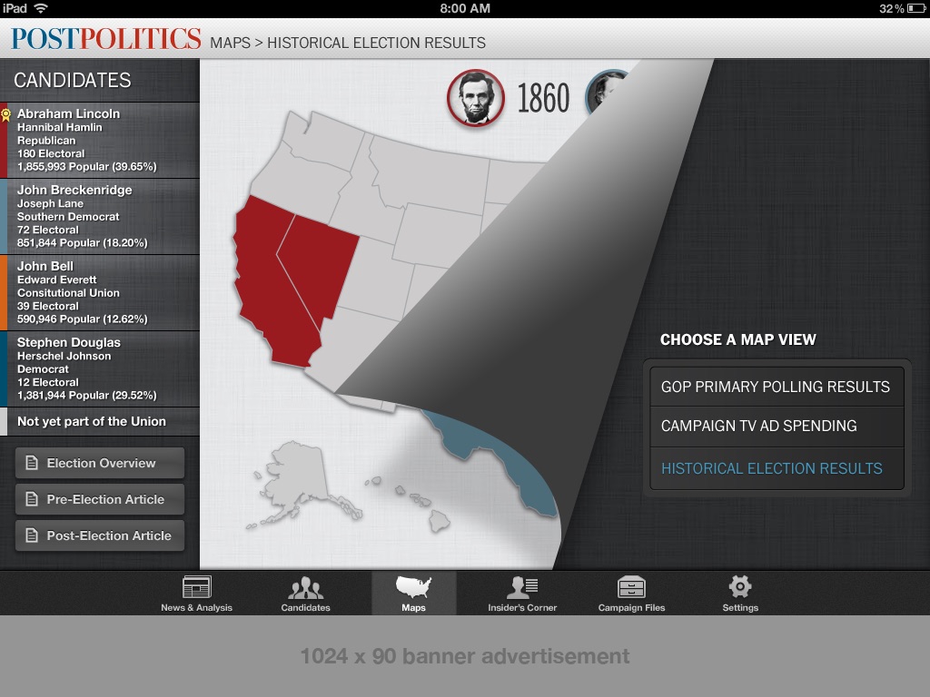 Washington Post PostPolitics, screen 8